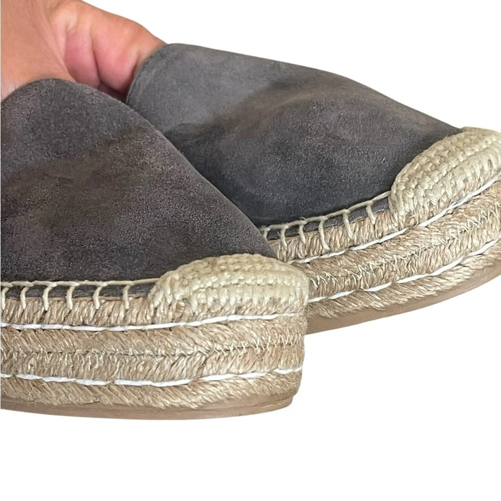 Patricia Green Abigail Slip On grey  Espadrilles size 6